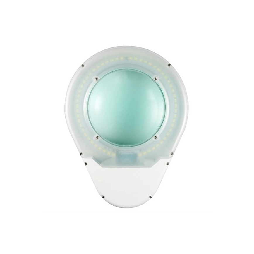 LED Настолна лампа с лупа LED/9W/230V бяла