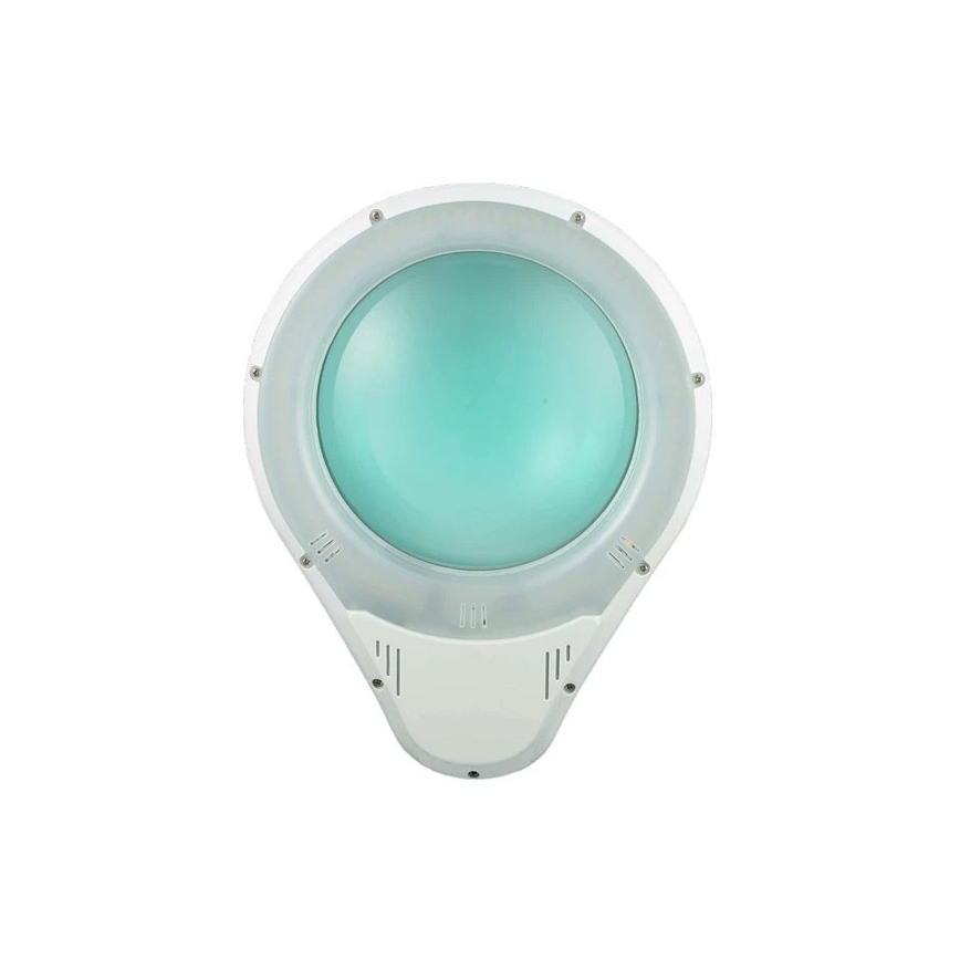 LED Настолна лампа с лупа LED/9W/230V бяла