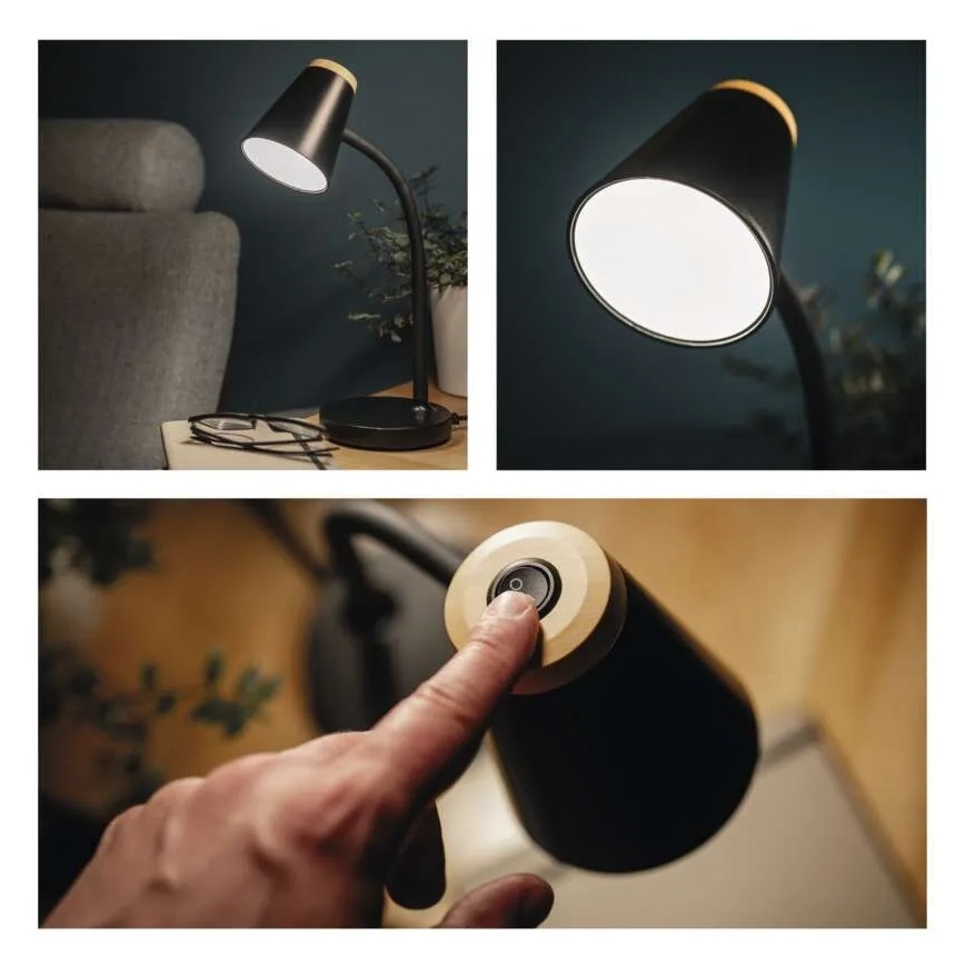 LED настолна лампа TARA LED/4,5W/230V 4000K черна