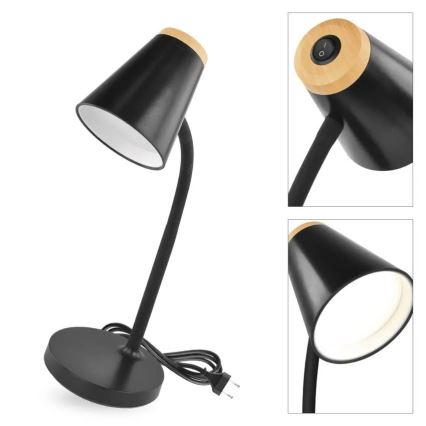 LED настолна лампа TARA LED/4,5W/230V 4000K черна