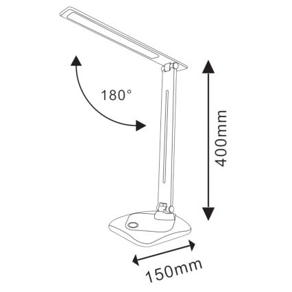 LED Настолна лампа TOLEDO LED/8W/230V