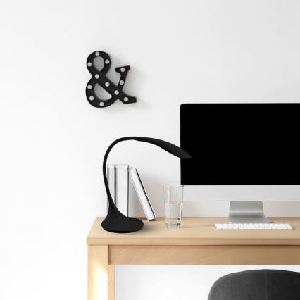 LED Настолна лампа VIPER LED/5,5W/230V черна