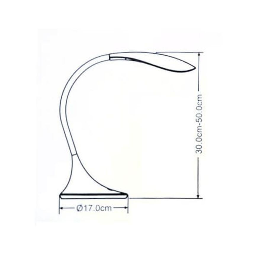 LED Настолна лампа VIPER LED/5,5W/230V черна