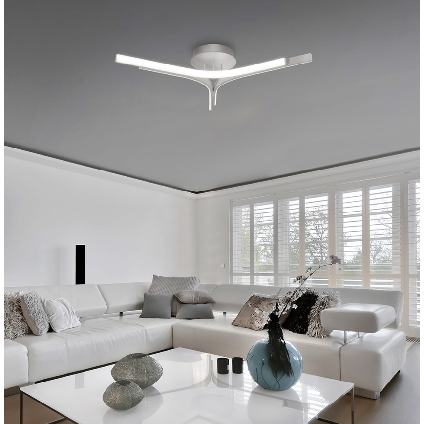 LED накладен полилей ALTA LED/30W/230V сребрист