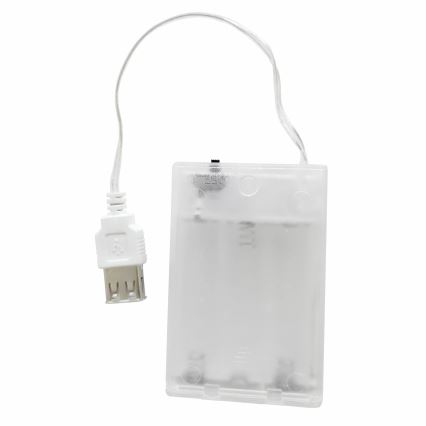 LED Неонова декорация за стена DREAM LED/3W/3xAA USB син