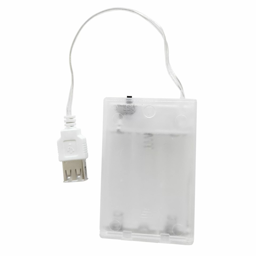 LED Неонова декорация за стена DREAM LED/3W/3xAA USB син