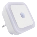 LED нощна лампа със сензор LED/0,5W/230V бяла