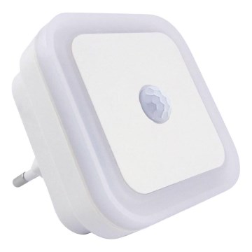 LED нощна лампа със сензор LED/0,5W/230V бяла