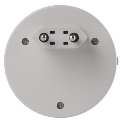 LED нощна лампа в контакт с фотосензор + 2xUSB 3xLED / 0.3W / 230V
