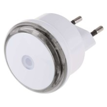LED нощна лампа в контакта с фотосензор 3xLED / 0.5W / 230V