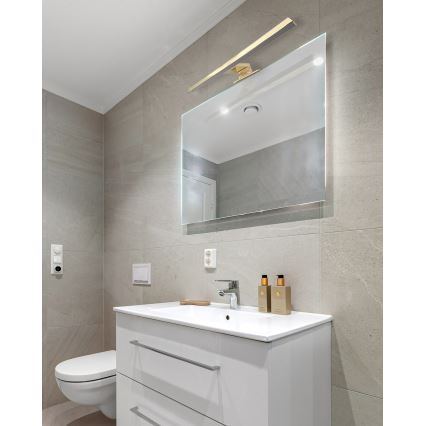 LED Осветление за баня за огледало LED/8W/230V 4000K 50 см IP44 матово злато