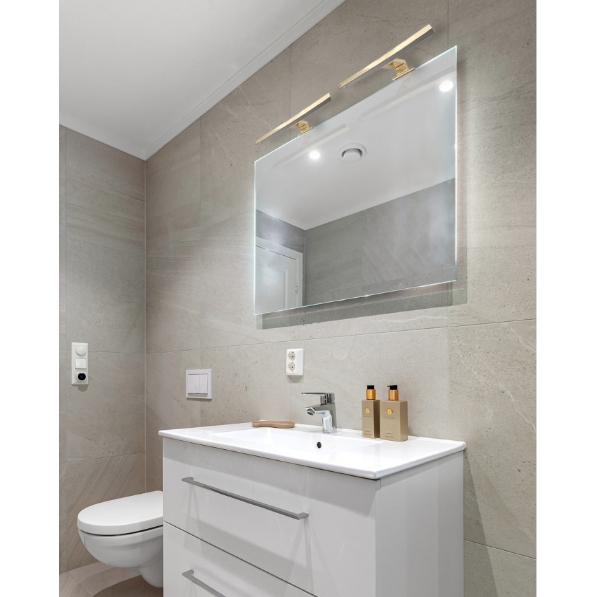 LED Осветление за баня за огледало LED/5W/230V 4000K 30 см IP44 матово злато