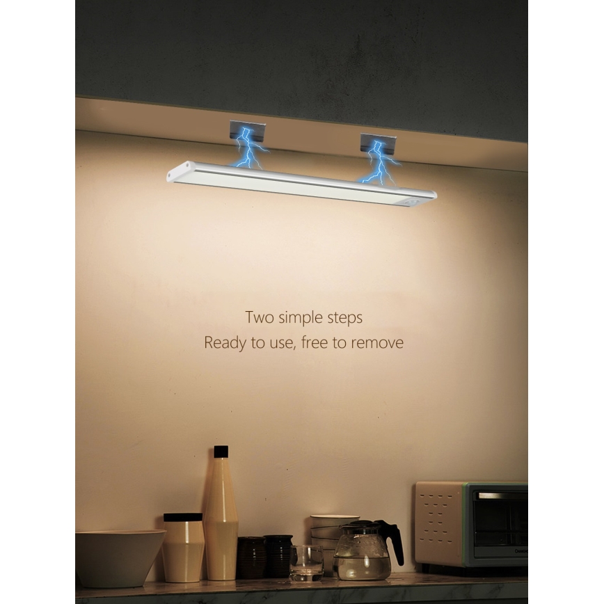 LED осветително тяло за шкаф CABINET-4 с PIR сензор LED/1,5W/230V 1100mAh 4000K