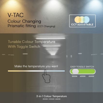 LED Луминесцентно осветително тяло LED/50W/230V 3000/4000/6500K 146 см