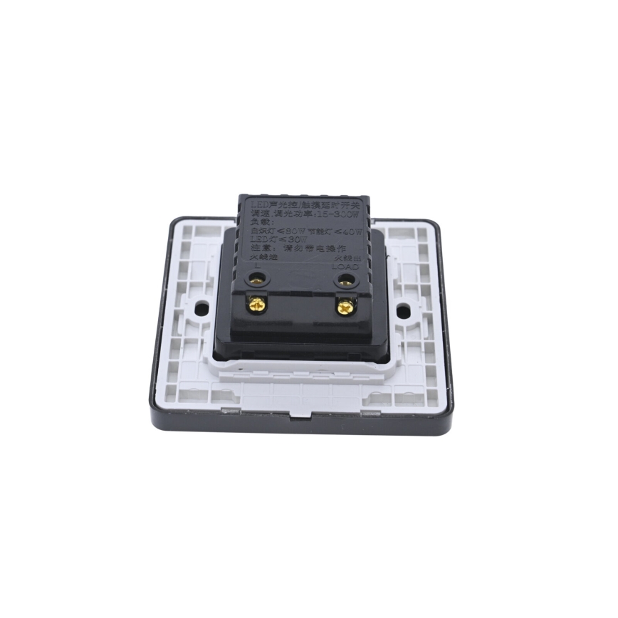 LED осветително тяло за стълби със сензор за движение и сумрак LED/3W/230V 6000K черно