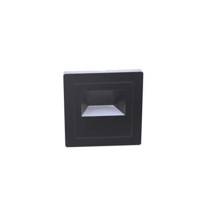 LED осветително тяло за стълбище LED/3W/230V 3000K черно