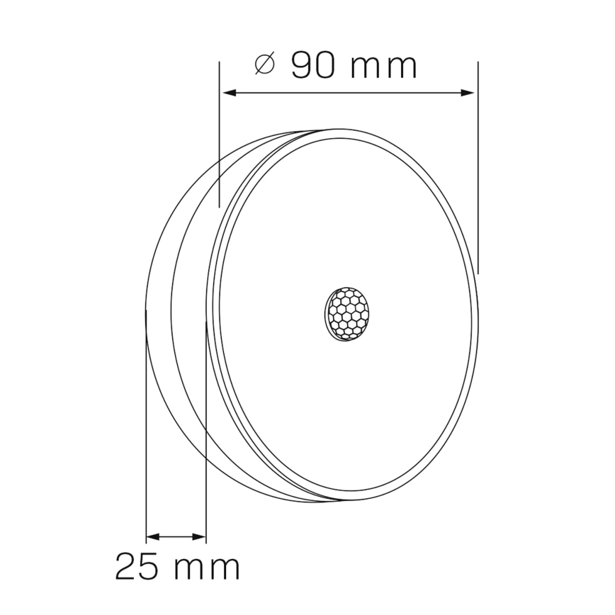 LED Осветление за мебели със сензор LED/1,2W/4,5V 3xAA матов хром