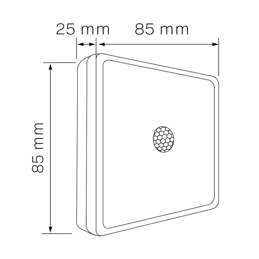 LED Осветление за мебели със сензор LED/1,5W/4,5V 3xAA матов хром