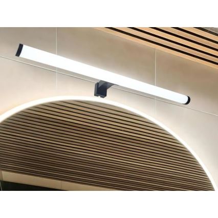 LED осветление за огледало в банята LED/12W/230V 59,5 cm IP44 черно