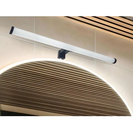 LED осветление за огледало в банята LED/12W/230V 59,5 cm IP44 черно