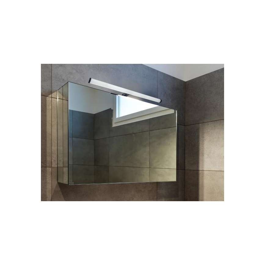 LED осветление за огледало в банята LED/12W/230V 59,5 cm IP44 черно