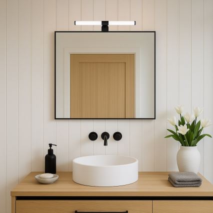 LED осветление за огледало за баня APA LED/6W/230V 40 cm IP44 черно