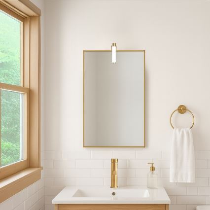 LED осветление за огледало за баня APA MINI LED/4W/230V IP44, златисто