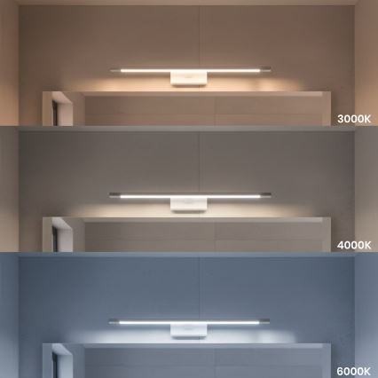 LED осветление за огледало за баня KLIMT LED/12W/230V 3000/4000/6000K 60 cm IP44 бяло