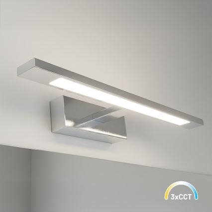 LED осветление за огледало за баня KLIMT LED/8W/230V 3000/4000/6000K 40 см IP44 лъскав хром