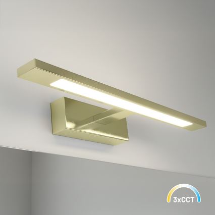 LED осветително тяло за огледало KLIMT LED/8W/230V 3000/4000/6000K 40 cm IP44 златно