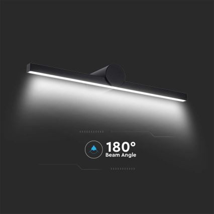 LED осветление за огледало за баня LED/10W/230V 3000K IP65 черно