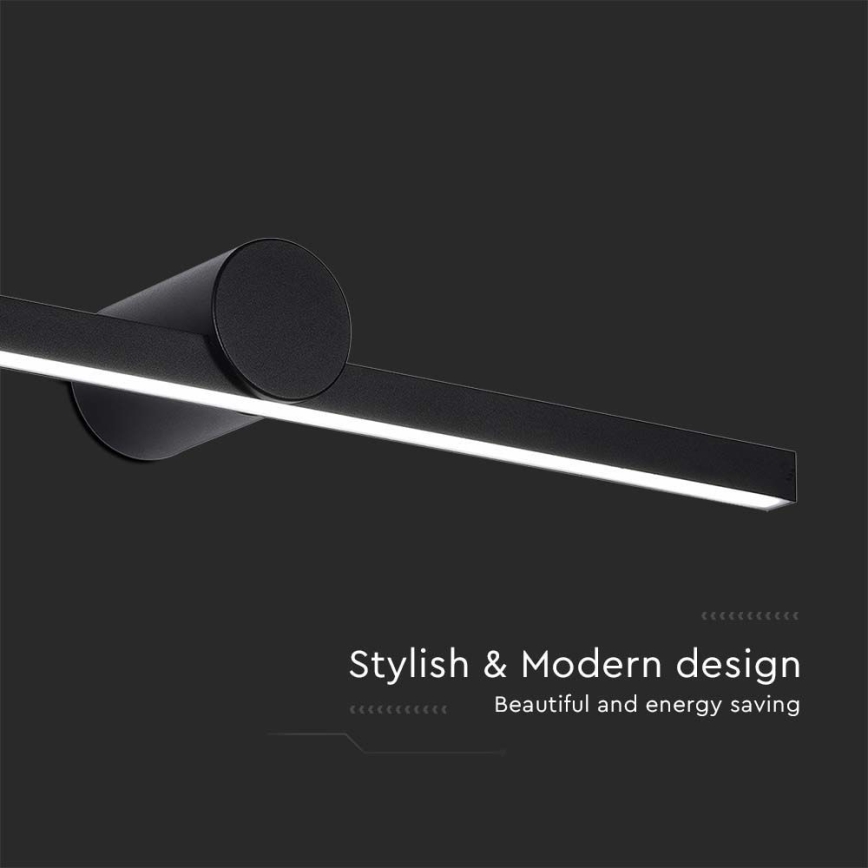 LED осветление за огледало за баня LED/10W/230V 3000K IP65 черно