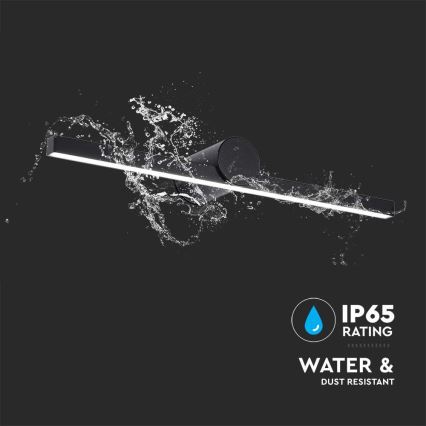 LED осветление за огледало за баня LED/10W/230V 4000K IP65 черно