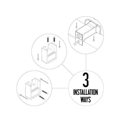 LED осветление за огледало за баня LED/8W/230V 30 cm IP44 бяло