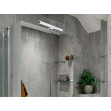 LED осветление за огледало за баня LED/8W/230V 30 cm IP44 лъскав хром