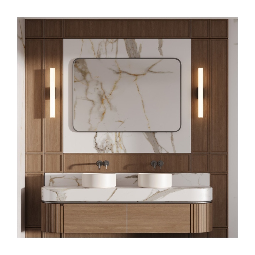 LINEA LED/12W/230V – огледално осветление за баня, 3000/4000/6000K, IP44, 61 cm, лъскав хром