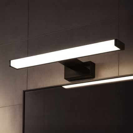 LED осветление за огледало за баня MIRORE LED/8W/230V 40 см IP44 черно