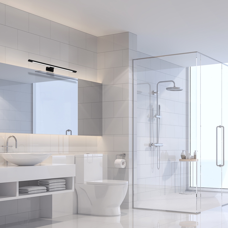 LED осветление за огледало за баня SHINE, LED/12W/230V, 60 cm, IP44, черно