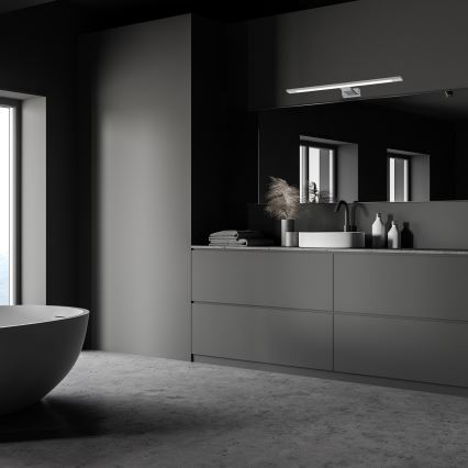 LED осветление за огледало за баня SHINE LED/12W/230V 60 cm IP44 лъскав хром