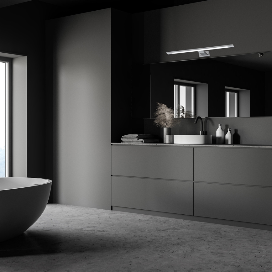 LED осветление за огледало за баня SHINE LED/12W/230V 60 cm IP44 лъскав хром