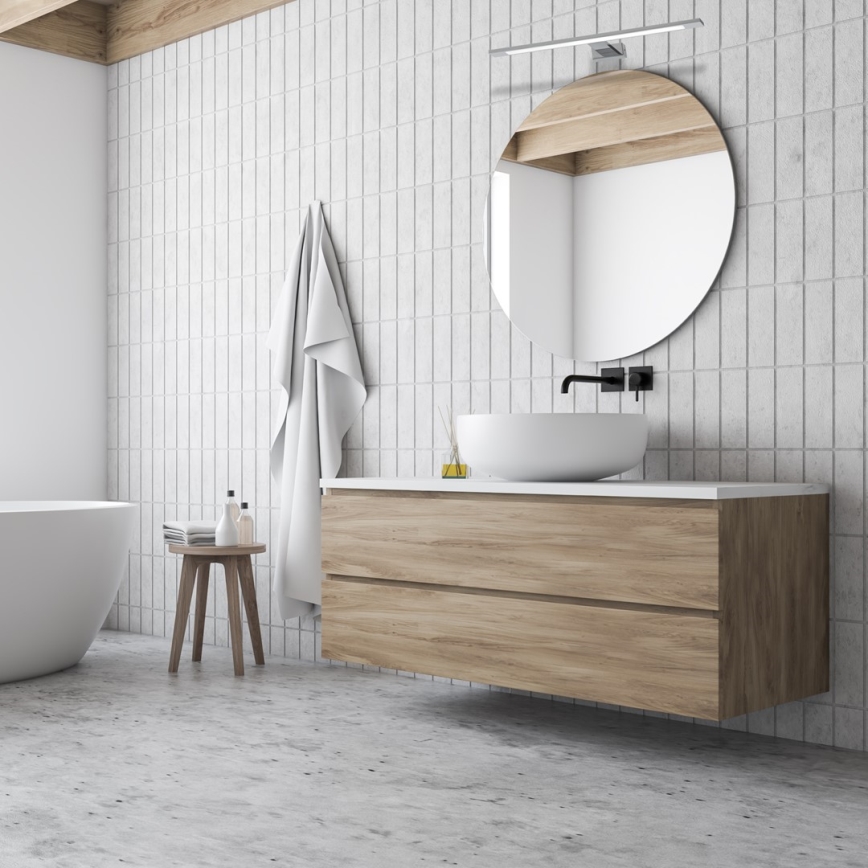 LED осветление за огледало за баня SHINE LED/12W/230V 60 cm IP44 лъскав хром