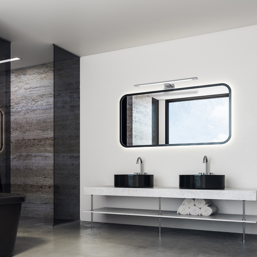 LED осветление за огледало за баня SHINE LED/12W/230V 60 cm IP44 лъскав хром