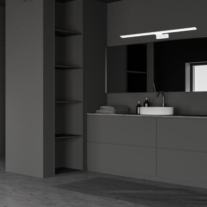 LED осветление за огледало за баня SHINE WHITE LED/15W/230V 80 cm IP44 бяло