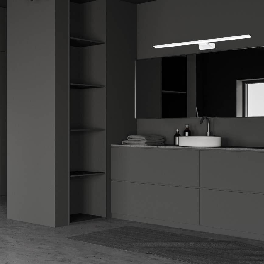 LED осветление за огледало за баня SHINE WHITE LED/15W/230V 80 cm IP44 бяло