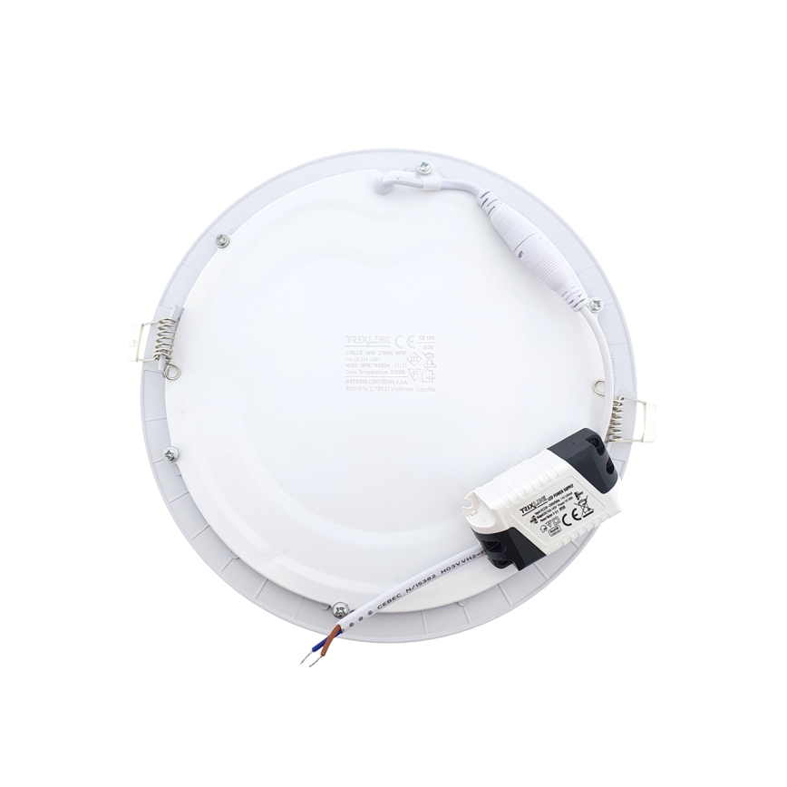 LED Осветление за окачен таван ROUND LED/18W/230V 2700K