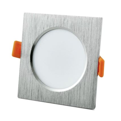 LED Осветление за окачен таван VENUS LED/7W/230V сребърна квадрат