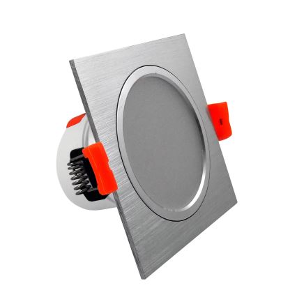 LED Осветление за окачен таван VENUS LED/7W/230V сребърна квадрат