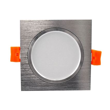 LED Осветление за окачен таван VENUS LED/7W/230V сребърна квадрат
