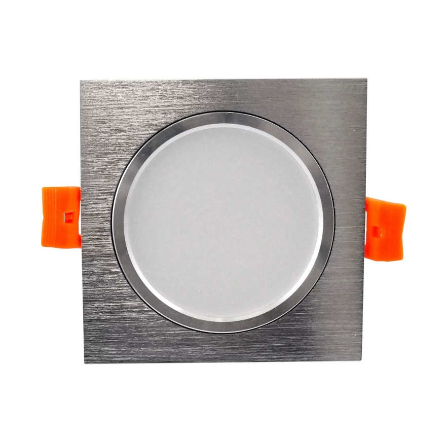 LED Осветление за окачен таван VENUS LED/7W/230V сребърна квадрат