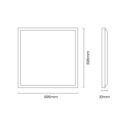 LED Панел LED/40W/230V 4000K 60x60 см